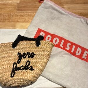 Poolside mini zero f*cks beach bag